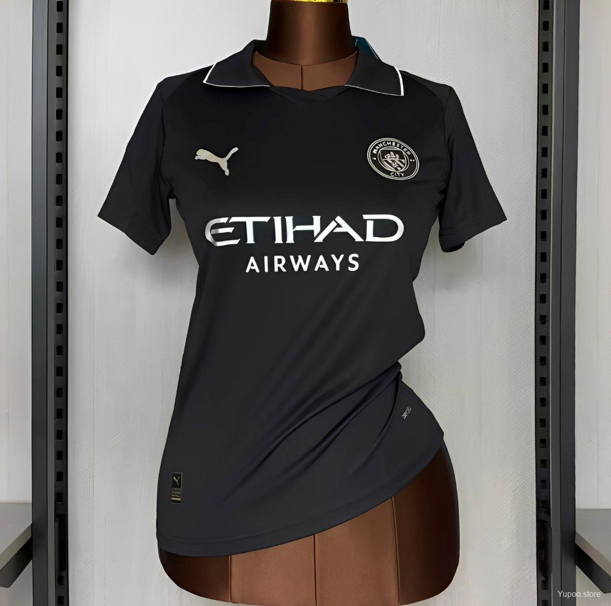 Camiseta de fútbol Manchester City 2025/26 ESPECIAL MANGA CORTA VERSION FAN